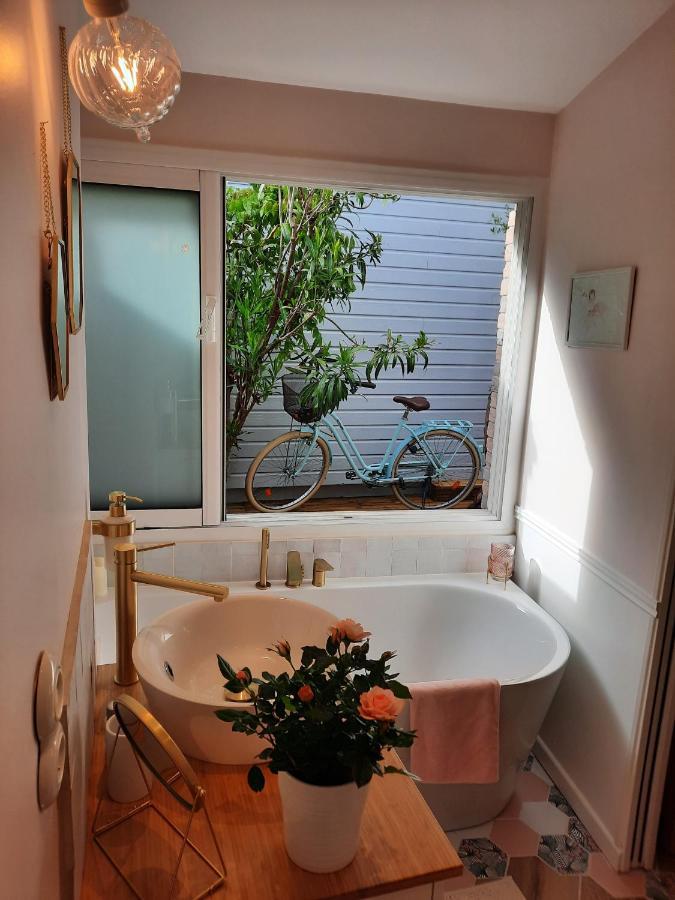 Charmant Logement T2 A 2 Pas De La Mer Granville Bagian luar foto